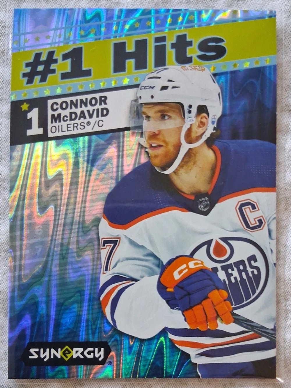 Connor McDavid 2024/25 Upper Deck Synergy Edmonton Oilers Hockey Card
